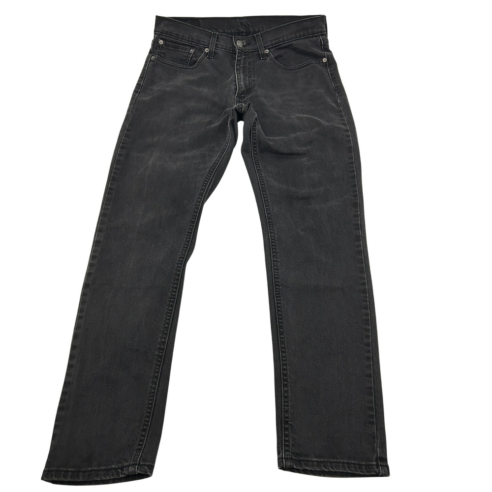 Levi's 531 Athletic Slim Jeans Mens 32x30 Black Faded Stretch Denim